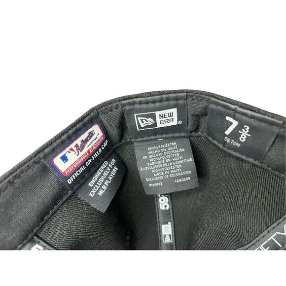 New Era Men’s 7 3/8 San Francisco Giants 59FIFTY Fitted Hat MLB Team Apparel - Picture 7 of 7